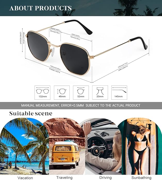 UV Protection, Gradient, Polarized Oval, Rectangular Sunglasses