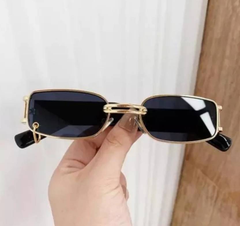 UV Protection Rectangular Sunglasses